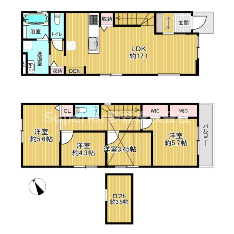 【新築戸建て】大津市長等3丁目