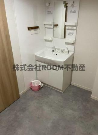 エスポワール都城Ⅱの洗面所|明るい洗面所です