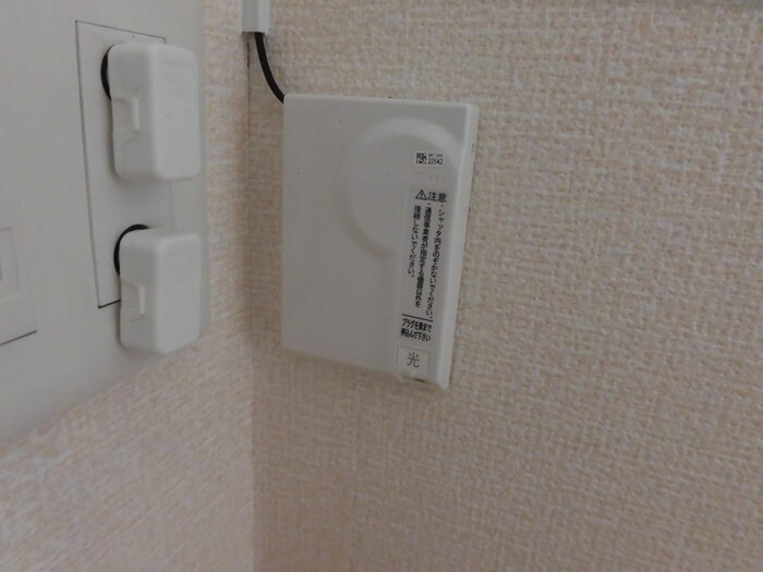 ワレア城前の設備