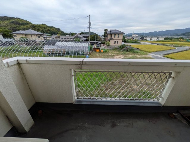 倉敷市玉島阿賀崎 中古住宅の展望|◆バルコニーからの眺望です。