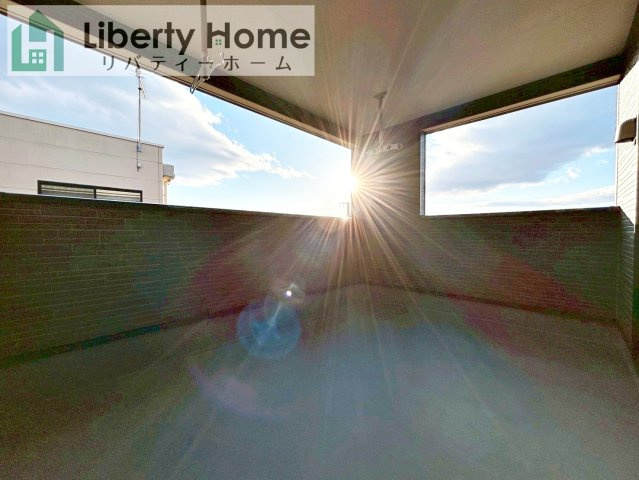 高萩市高浜町第2　新築戸建　2号棟のバルコニー