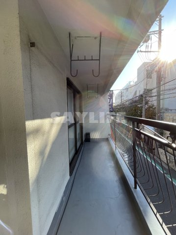 森ノ宮マルシカハウスのバルコニー