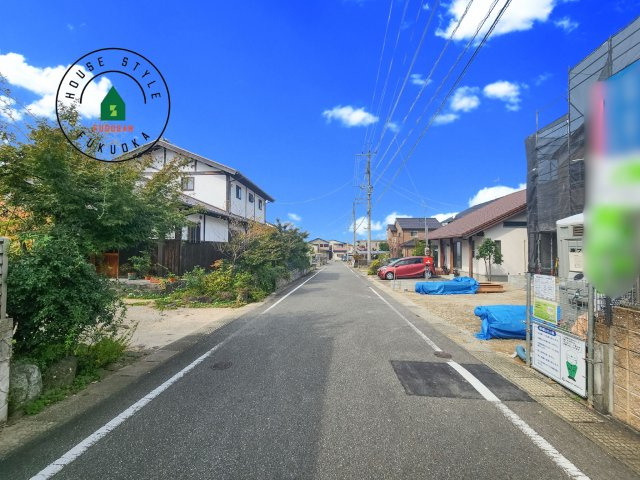 大野城市乙金3丁目第3-１棟（1号棟）の前面道路含む現地写真|前面道路です。
