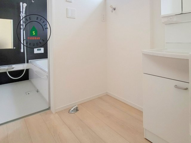 大野城市乙金3丁目第3-１棟（1号棟）の内観：施工例|ランドリースペースは広さもたっぷり。