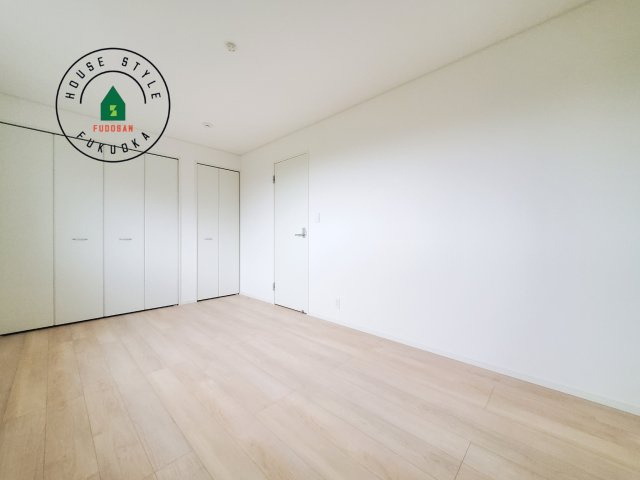 大野城市乙金3丁目第3-１棟（1号棟）の内観：施工例|将来的に、琉球畳を引きまして和室風にすることも可能です。