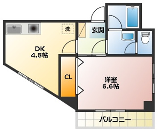 【間取り】 | フローラ東池袋