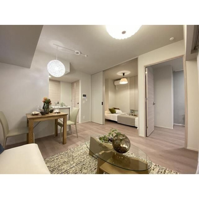 【居間・リビング】 | Ｊ．リヴェール上野入谷プレイス | 使いやすいリビングです