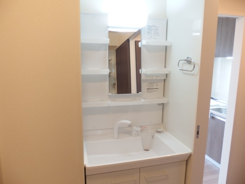 つむぎテラシア壱番館の洗面所