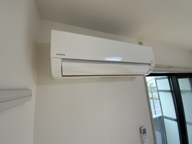 エアコン完備で年中快適に過ごせます