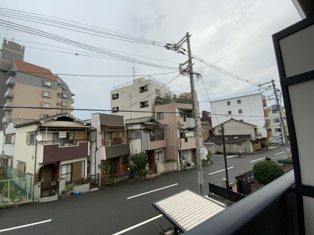 バルコニーからの景色です