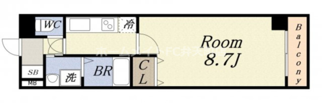 【間取り】 | ヴォー・リバージュ境川
