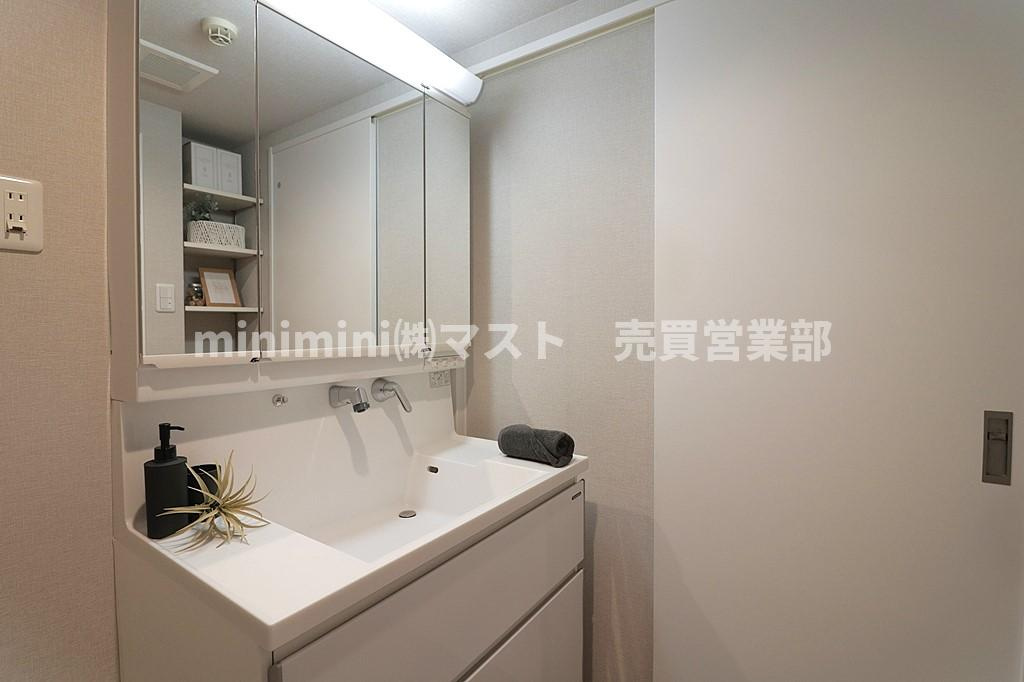 あべのドルチェの独立洗面台