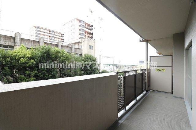 あべのドルチェのバルコニー