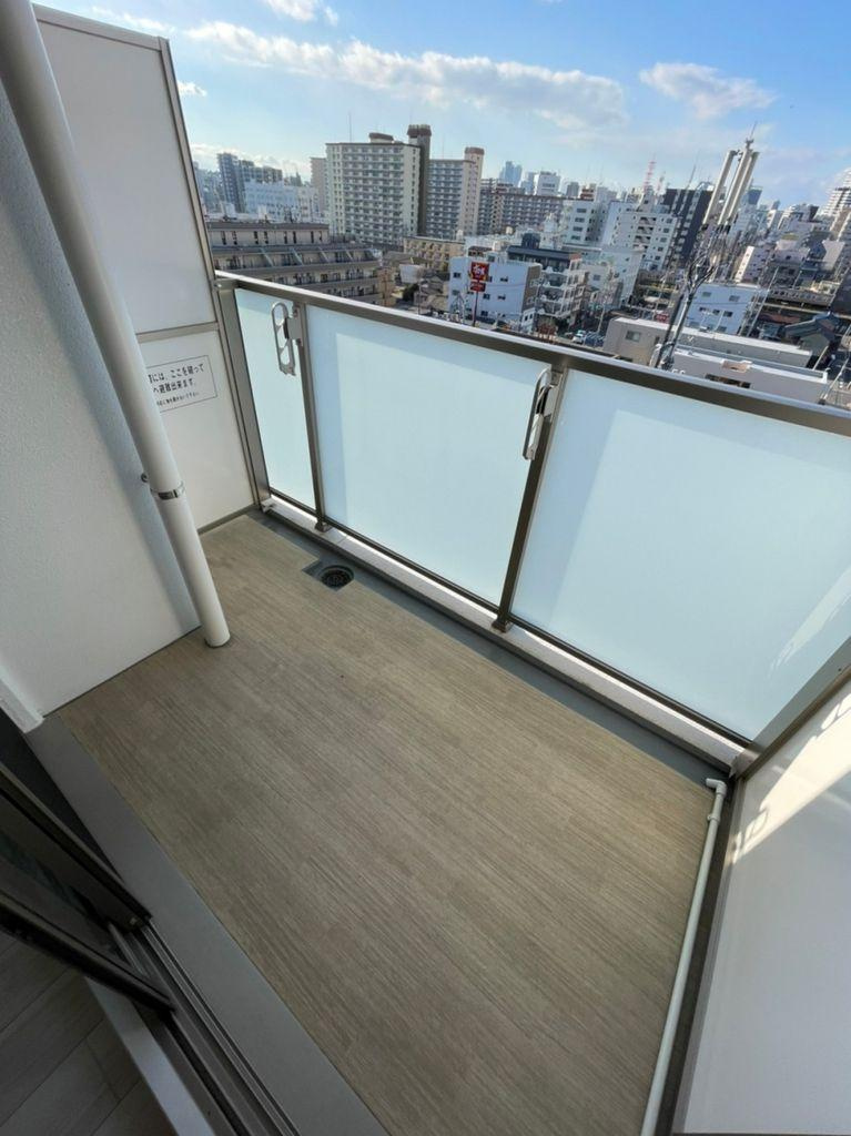 エステムコート名古屋千種グレイス　名古屋市賃貸　仲介手数料無料のバルコニー|バルコニー