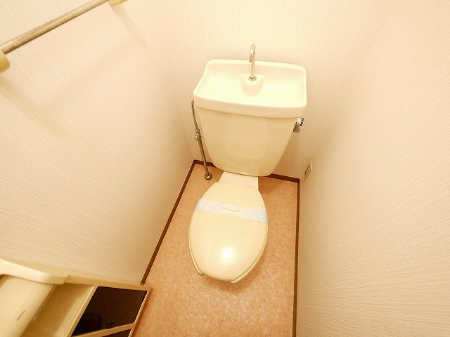 ハイツソレイユのトイレ|清潔感のあるトイレです