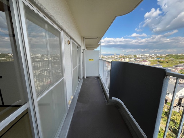 泉北星和台コーポラスのバルコニー