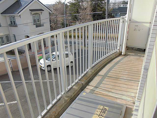 カーサーあざみ野のバルコニー