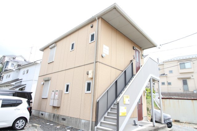 ハピネスヒルズBの外観