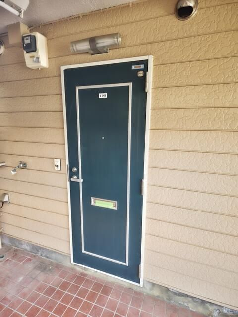 サンハイツの玄関