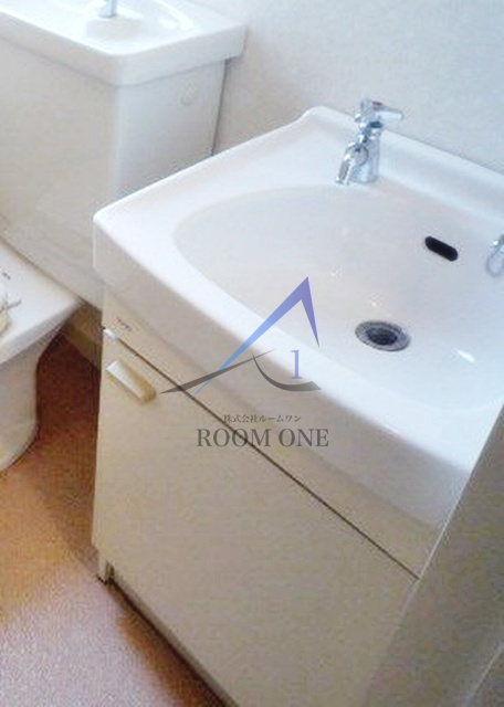 フラットワセダの洗面所|洗面台です。