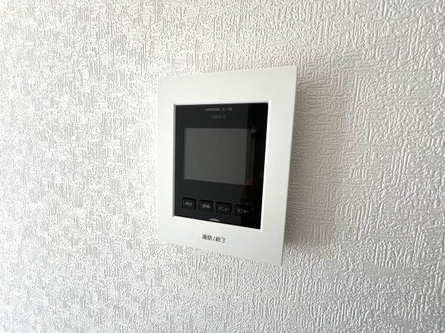【セキュリティ】 | 仲介手数料無料！佐波小学校に通える新築戸建　防府市開出　第４－１号棟　クレイドルガーデン　アーネストワン | 録画機能付きTVモニターインターホン