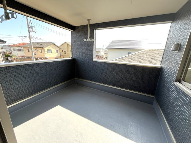 【展望】 | 仲介手数料無料！佐波小学校に通える新築戸建　防府市開出　第４－１号棟　クレイドルガーデン　アーネストワン | 屋根付きバルコニー