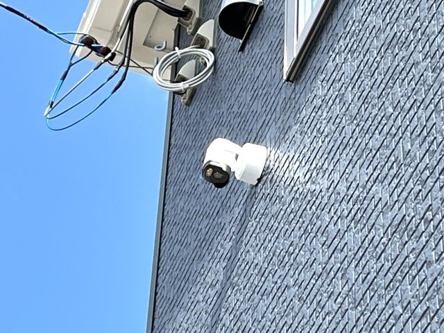 【防犯設備】 | 仲介手数料無料！佐波小学校に通える新築戸建　防府市開出　第４－１号棟　クレイドルガーデン　アーネストワン | 防犯カメラも標準装備