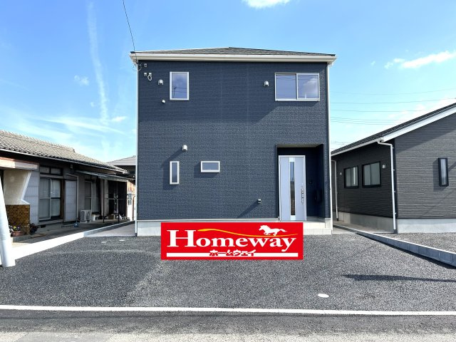 【外観】 | 仲介手数料無料！佐波小学校に通える新築戸建　防府市開出　第４－１号棟　クレイドルガーデン　アーネストワン | かわいいお家になって誕生しました