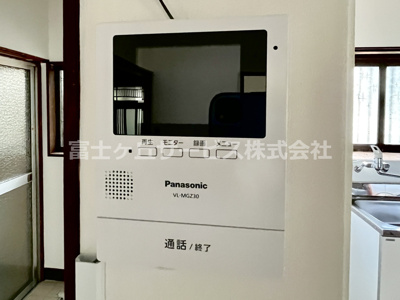 【防犯設備】 | 浜松市天竜区大谷 中古戸建て | TV付インターフォン