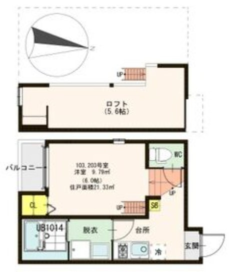 【間取り】 | ハーモニーテラス東田辺