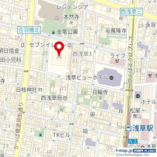 浅草タワーの地図