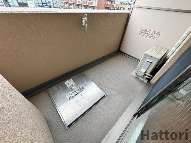 WGB江坂のバルコニー