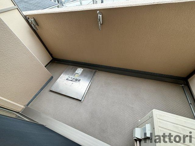 WGB江坂のバルコニー