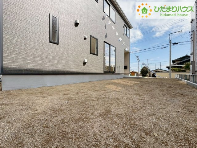 高萩市高浜町第2　新築戸建　2号棟の庭|家族みんなで広～いお庭でバーベキューが楽しめます(^^♪