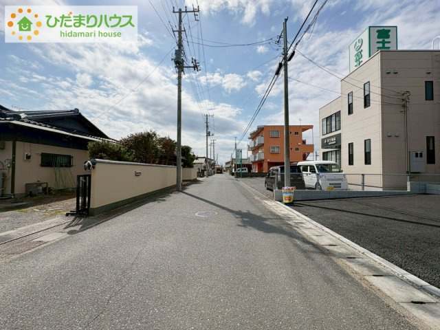 高萩市高浜町第2　新築戸建　2号棟の前面道路含む現地写真|車の出入りもラクラクできちゃいます(^^♪