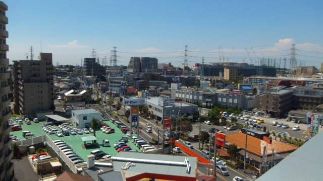 レジディア船橋Ⅰのバルコニー|バルコニーからの眺めです。