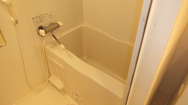 レジディア船橋Ⅰの浴室|鏡付きのバスルーム