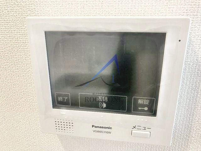 シェ・コトブキのセキュリティ|モニター付きインターホンです。