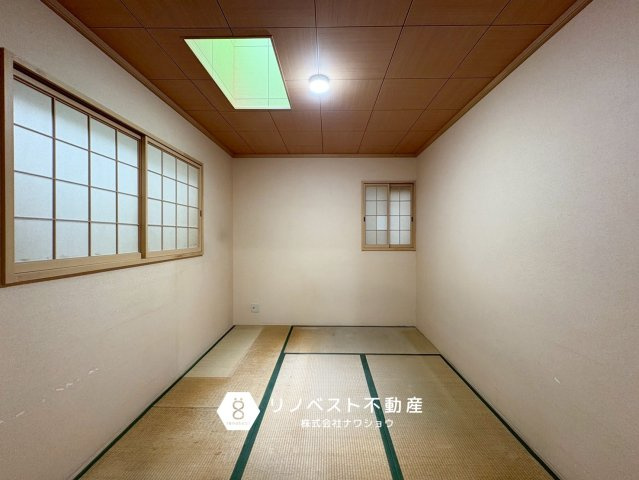 東大阪市荒川1丁目の和室|客間としてもご利用頂けます！リビングと繋がっているので襖を開けておくと一続きの空間にもなります！