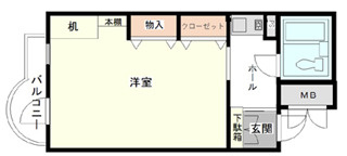 ラ・フェ・ブランシュ岡本の間取り