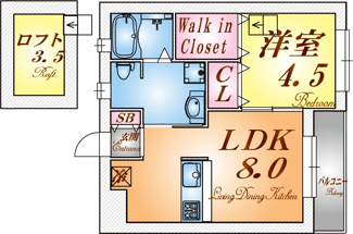 【間取り】 | ヴィアーレ南町