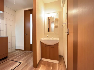 【洗面所】 | エクセルハイツ | 洗髪洗面化粧台