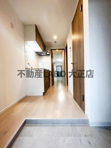 シナジーコート大正泉尾の玄関