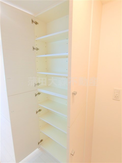 プレール・ドゥーク蒲田Ⅱの設備|玄関収納　シューズボックス