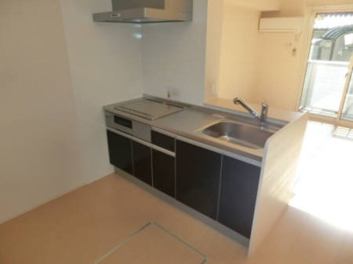 アルベージュ城北のキッチン|カウンターキッチン(IHｸｯｷﾝｸﾞﾋｰﾀｰ付)