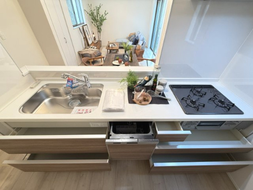 堺市美原区黒山　新築一戸建てのキッチン