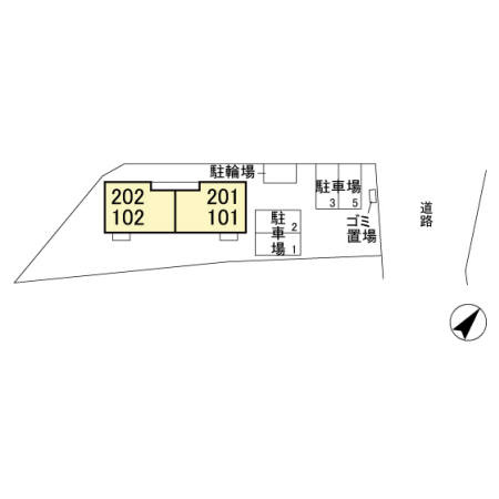 シーリーコートの区画図