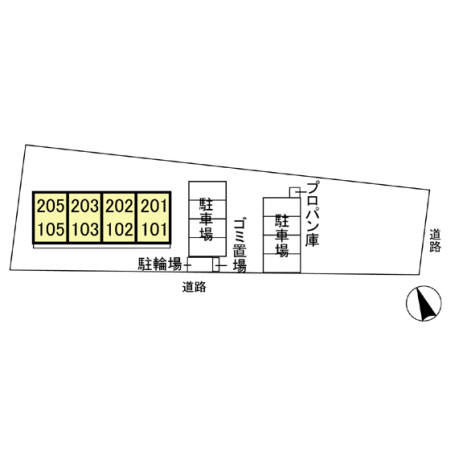 グランドソレーユ.Ｙの区画図