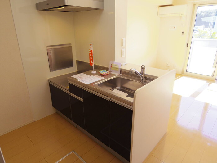 グランドソレーユ.Ｙのキッチン|カウンターキッチン(浄水器対応型水栓)