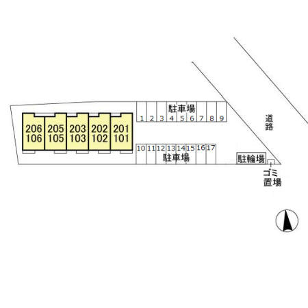 ブレポットの区画図